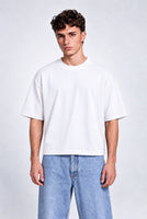 BOX CUT TEE | White