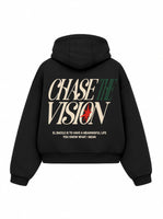 Bloza Chase The Vision Box Cut Hoodie - Black - Back