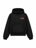 Bloza Chase The Vision Box Cut Hoodie - Black - Front