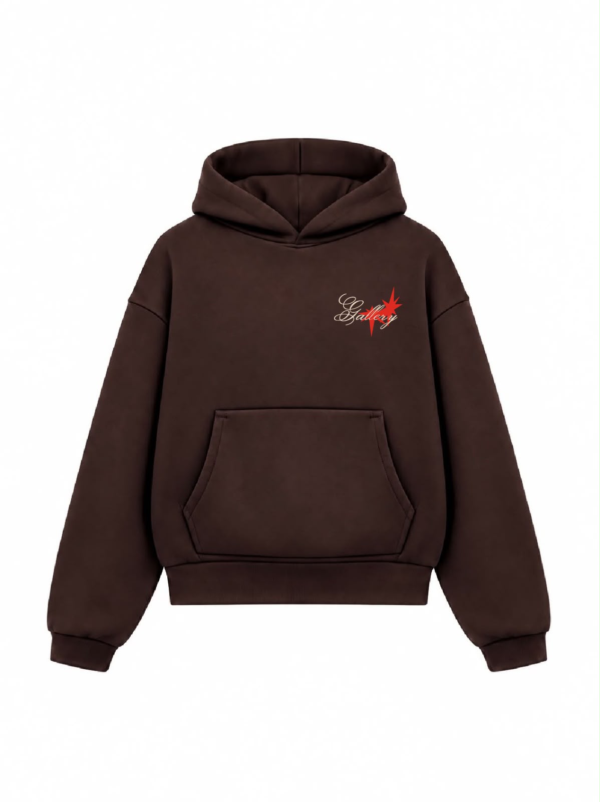 Bloza Chase The Vision Box Cut Hoodie - Brown - Front