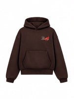 Bloza Chase The Vision Box Cut Hoodie - Brown - Front