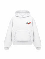 Bloza Chase The Vision Box Cut Hoodie - White - Front