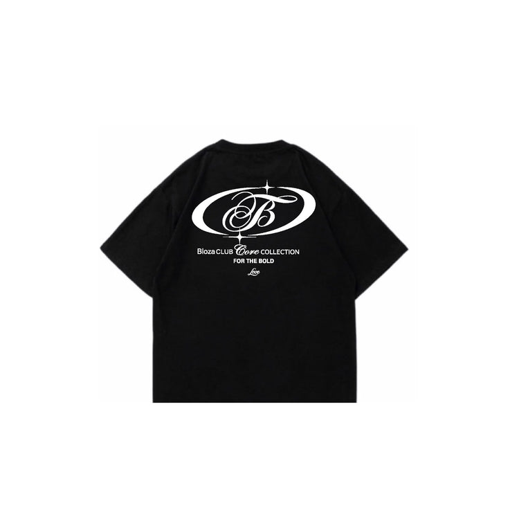 Bloza Club Core Tee - Black - Back