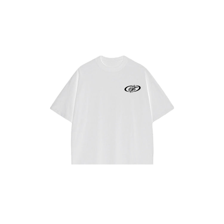 Bloza Club Core Tee - White - Front
