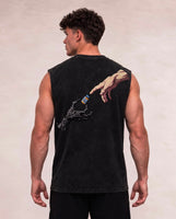 Creation acid wash tank, back print