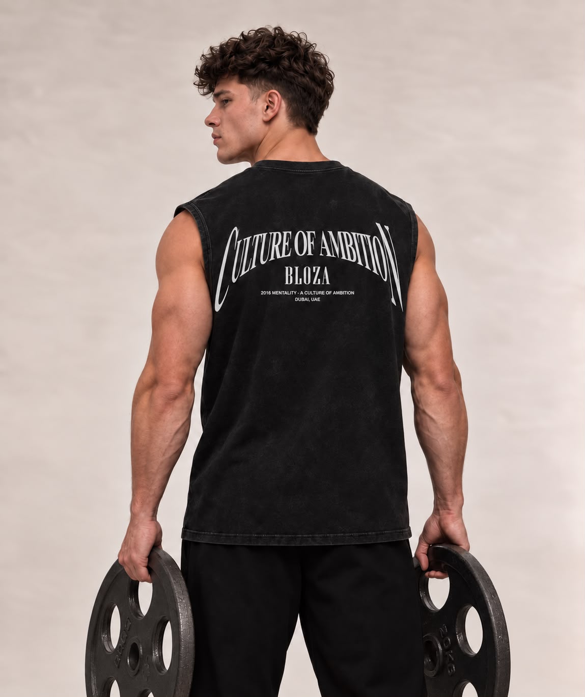 Culture of Ambition acid wash tank, back print
