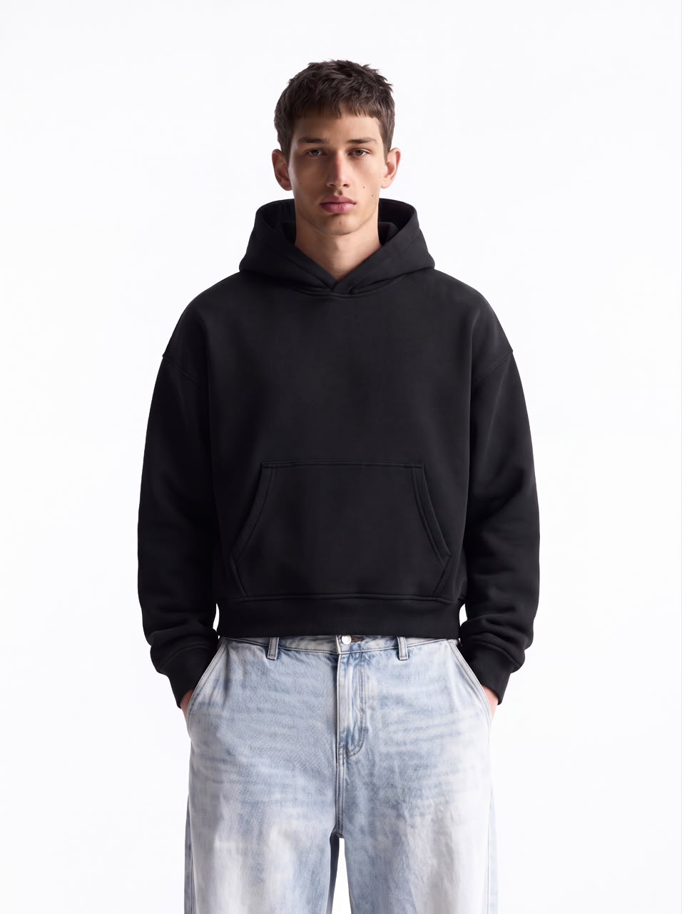 Bloza Essential Oversized Hoodie - Black