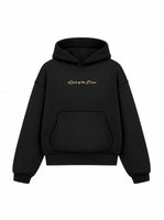 Bloza Luck of the Draw Box Cut Hoodie - Black - Front