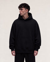 Plain hoodie 380 GSM in black