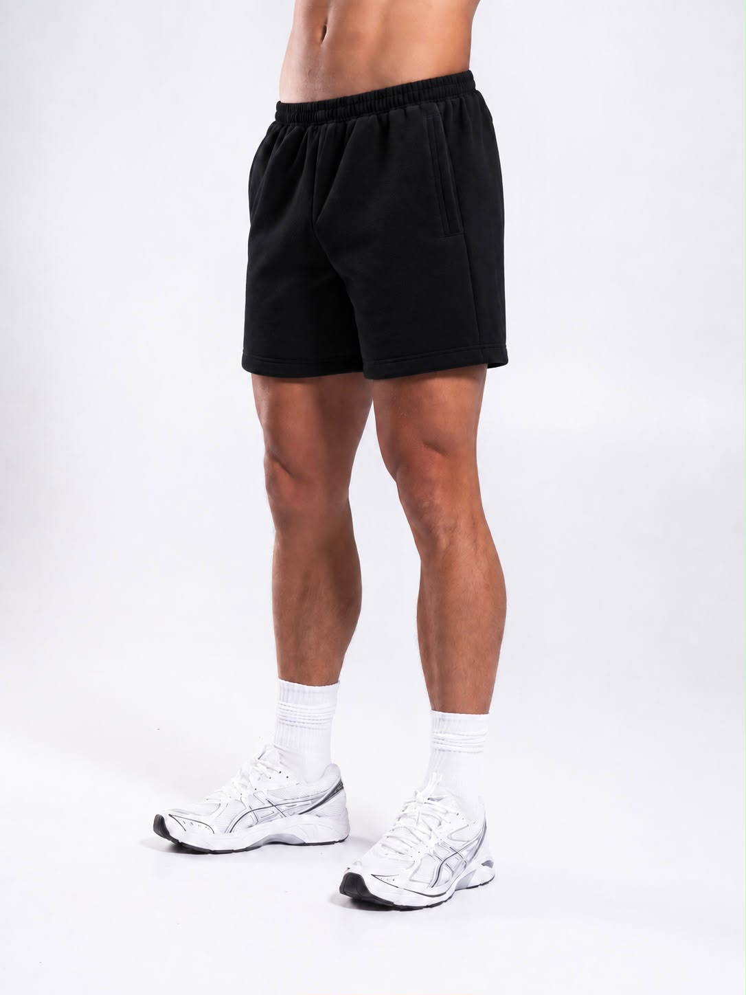 Plain shorts black