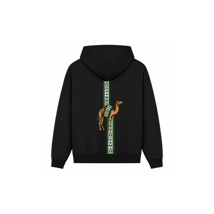 Saudi Arabia hoodie black back