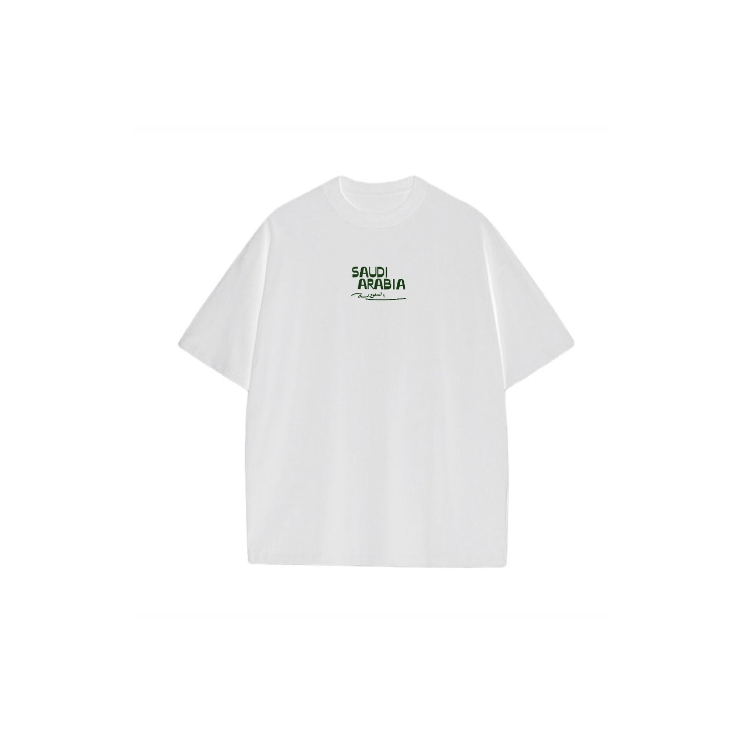Saudi Arabia oversize t-shirt white