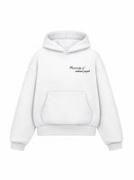 Bloza Talented People Box Cut Hoodie - White - Front