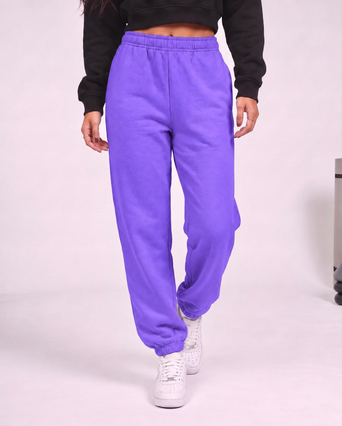 Oversized sweatpants purple