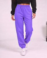 Oversized sweatpants purple