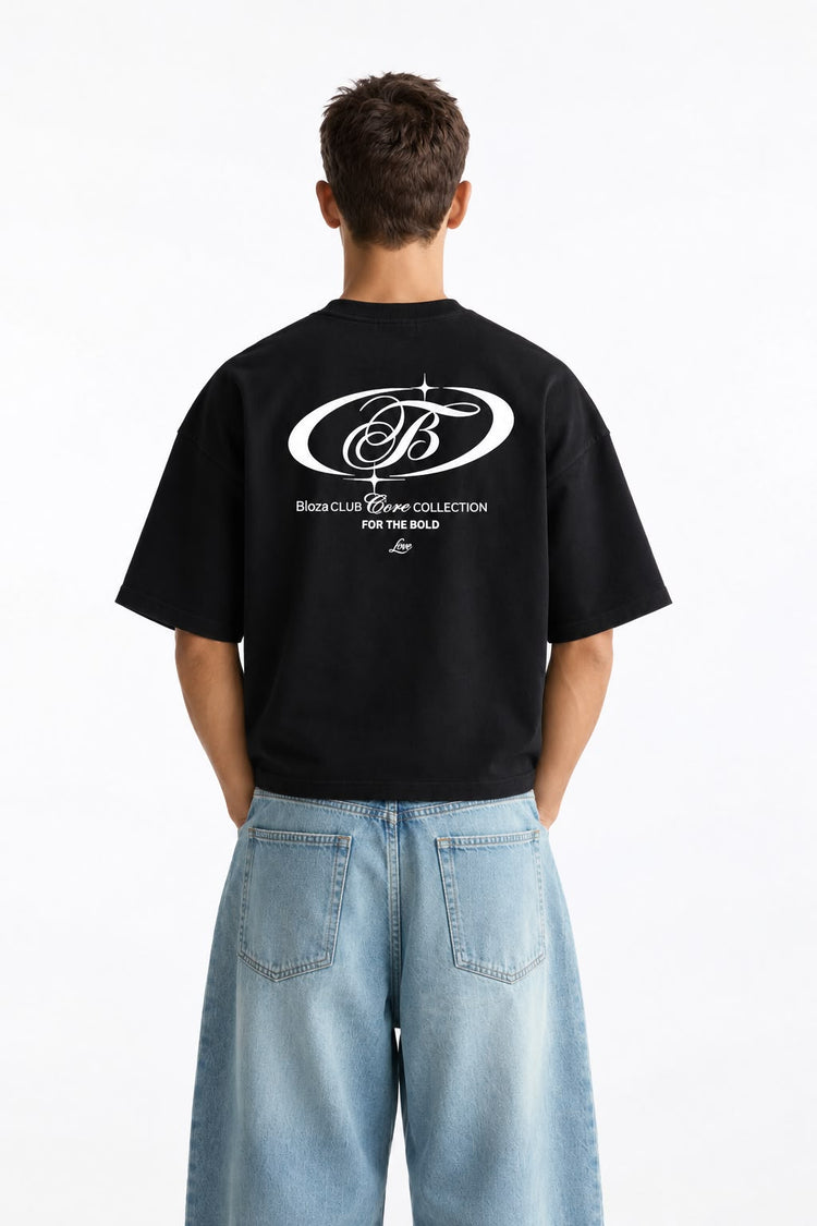 Bloza Club Core Collection Tee - Black Back