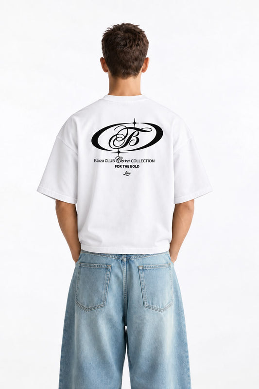 Bloza Club Core Collection Tee - White Back