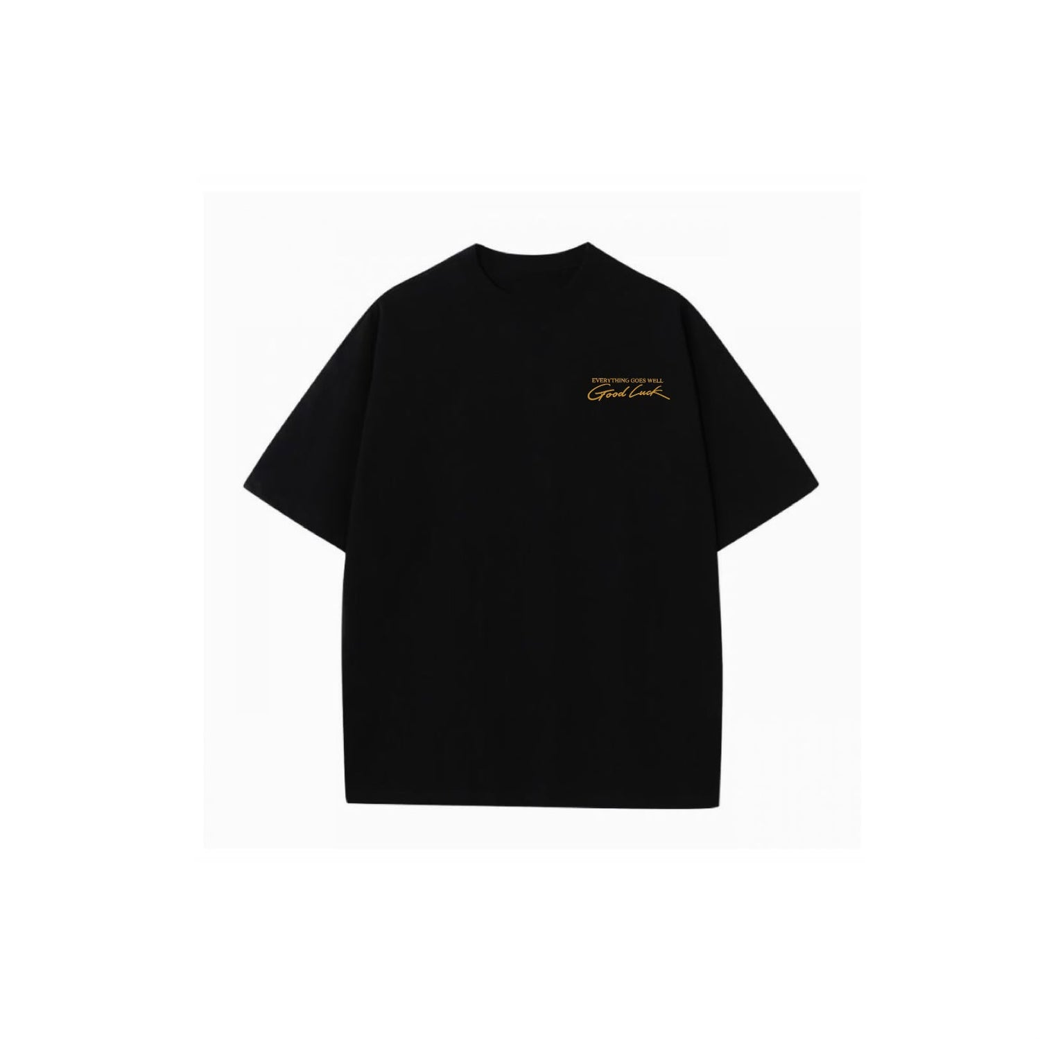 Good Luck Dragon oversize t-shirt black front