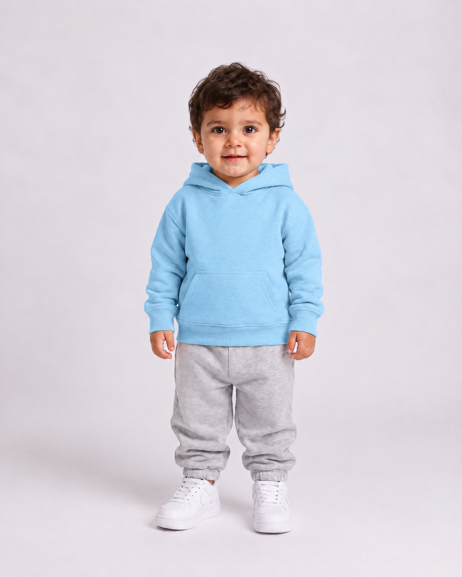KIDS NORMAL HOODIE - BOYS - 1-2 YEARS | Baby blue