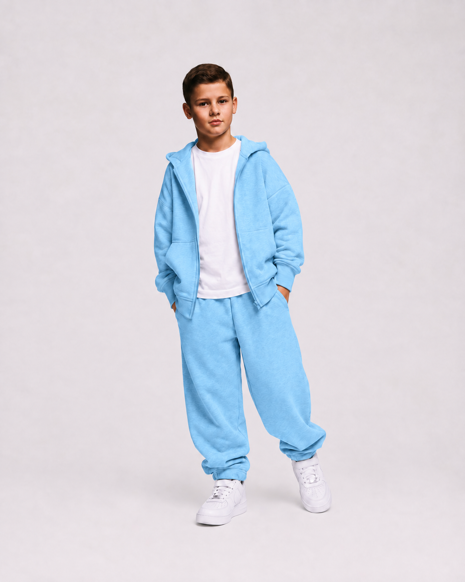 KIDS SWEATSUIT - BOYS - 9-10 YEARS | Baby blue
