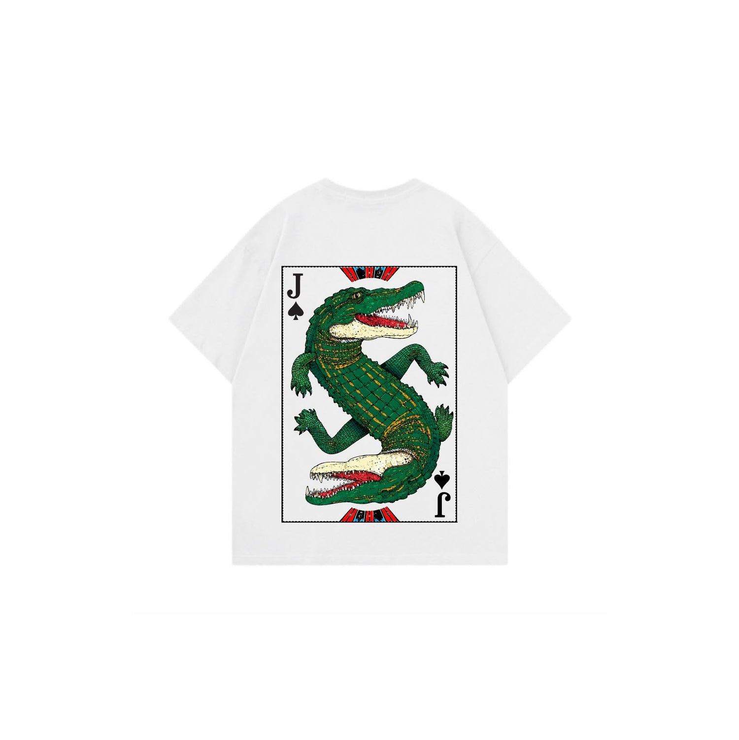 Jack of Spades oversize t-shirt white back
