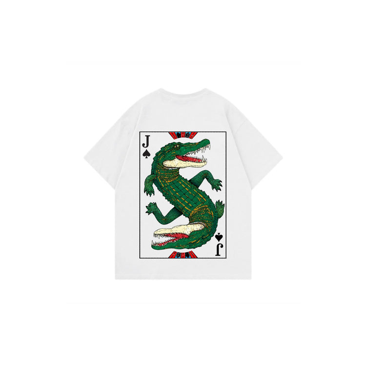 Jack of Spades oversize t-shirt white back