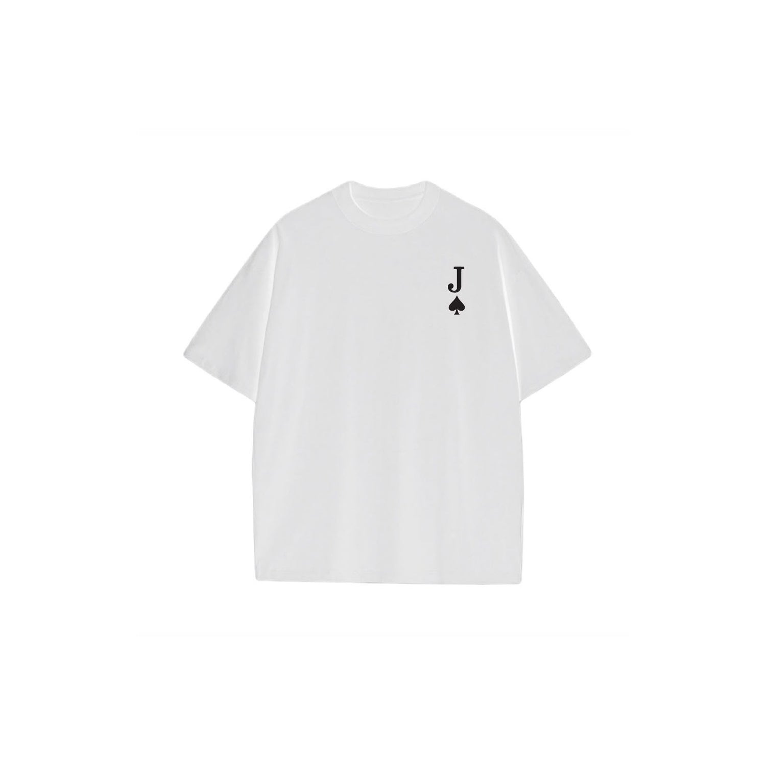 Jack of Spades oversize t-shirt white front