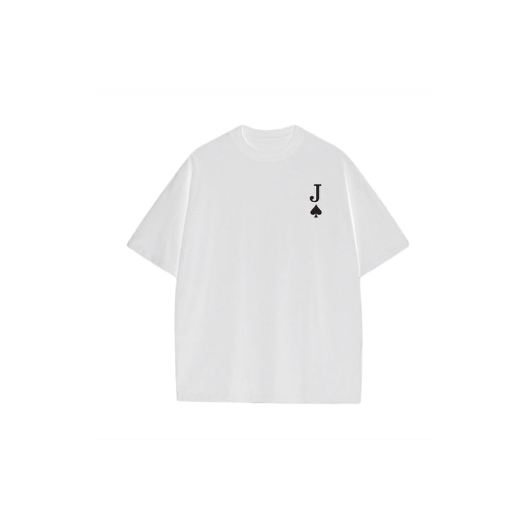 Jack of Spades oversize t-shirt white front