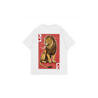 King of Hearts oversize t-shirt white back