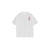 King of Hearts oversize t-shirt white front
