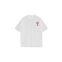 Queen of Diamonds oversize t-shirt white front