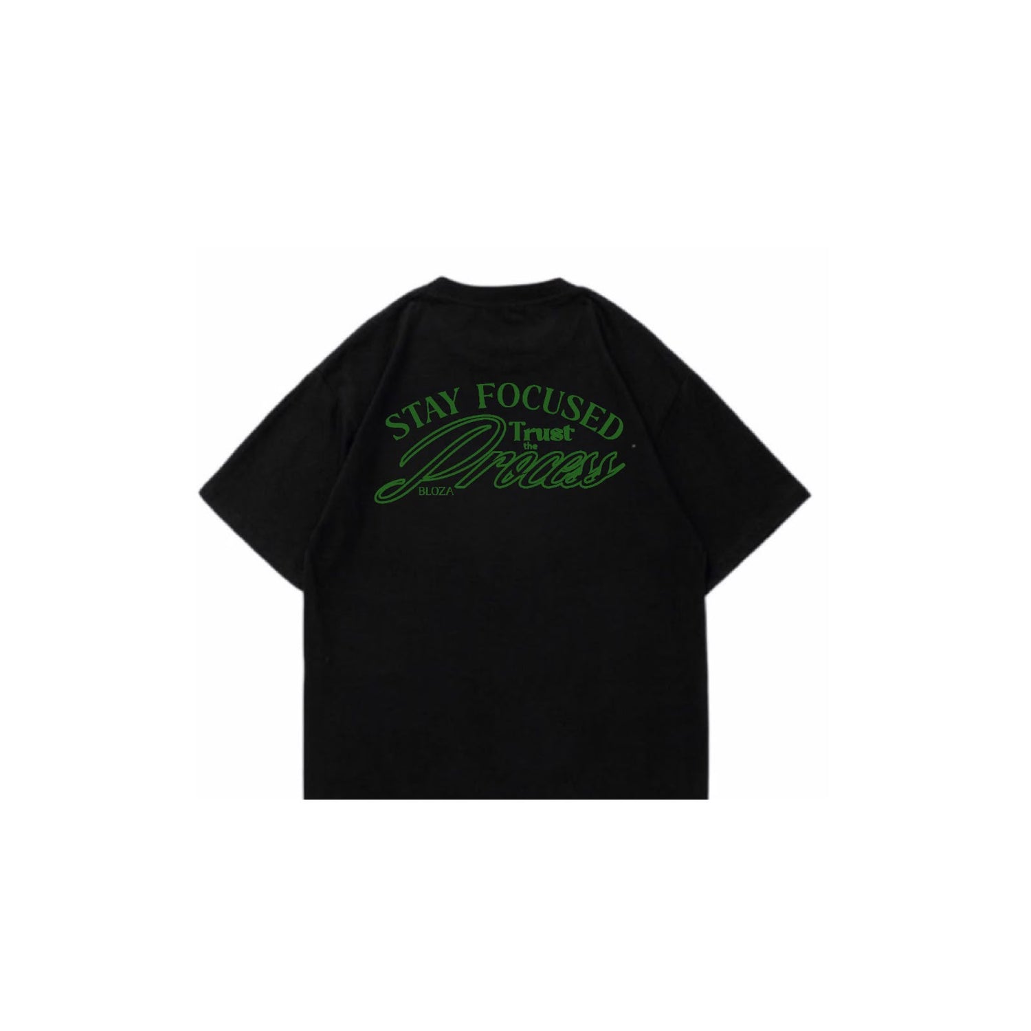 Bloza Stay Focused Tee - Black - Back