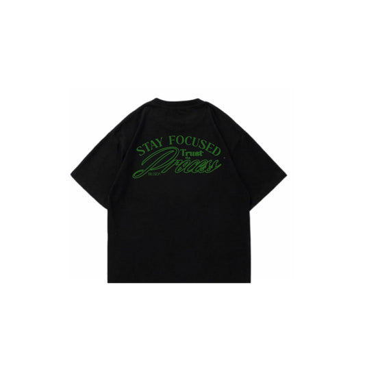 Bloza Stay Focused Tee - Black - Back