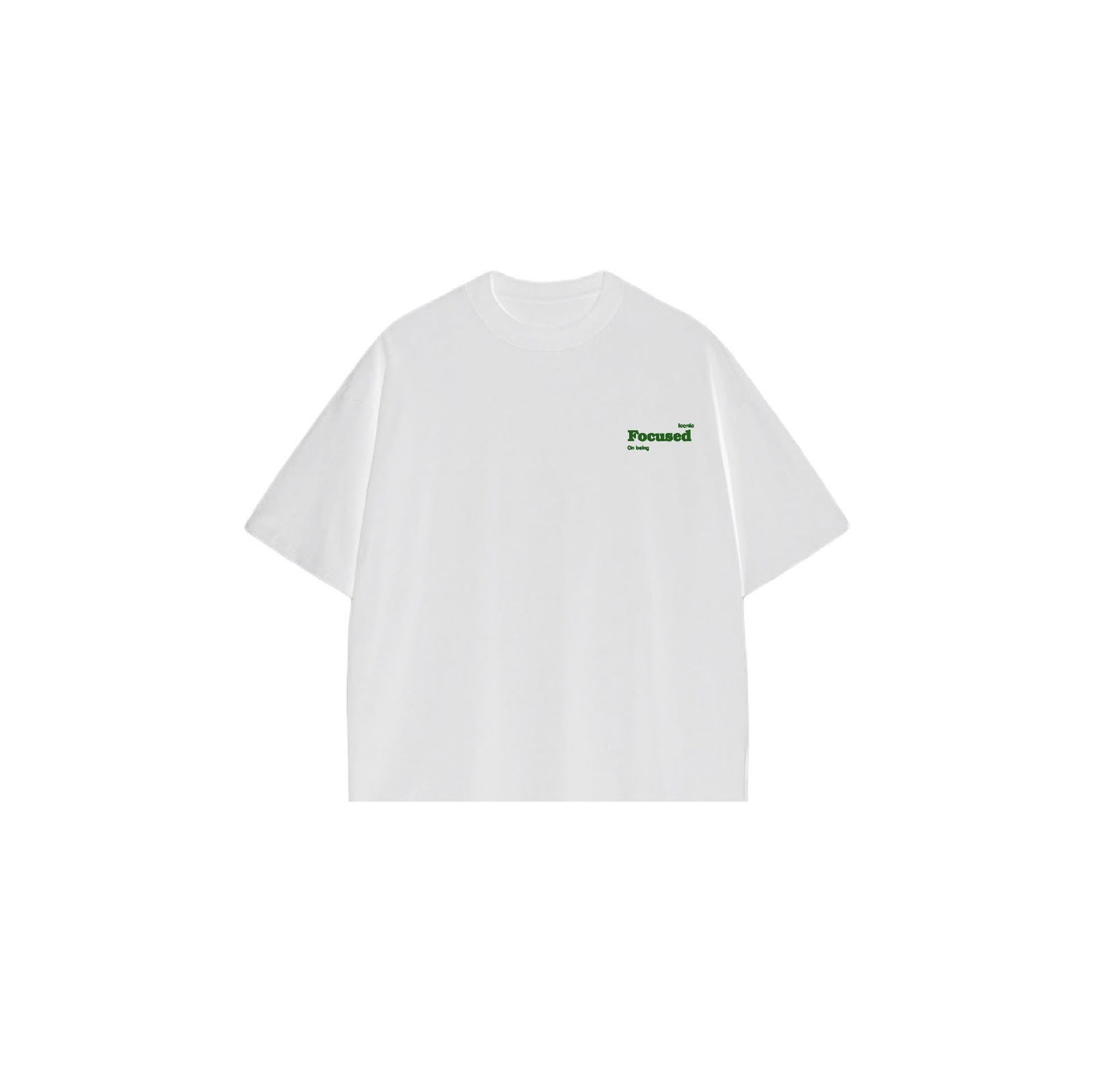 Bloza Stay Focused Tee - White - Front