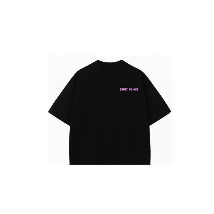 Bloza Trust No One Tee - Black - Front