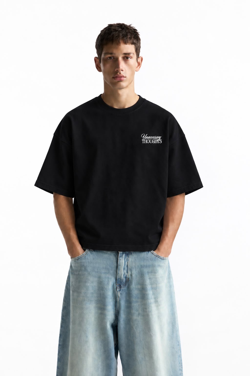 Bloza Unnecessary Thoughts Tee - Black Front