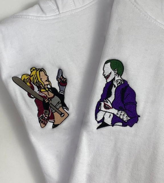 Harley and Joker Hoodie
