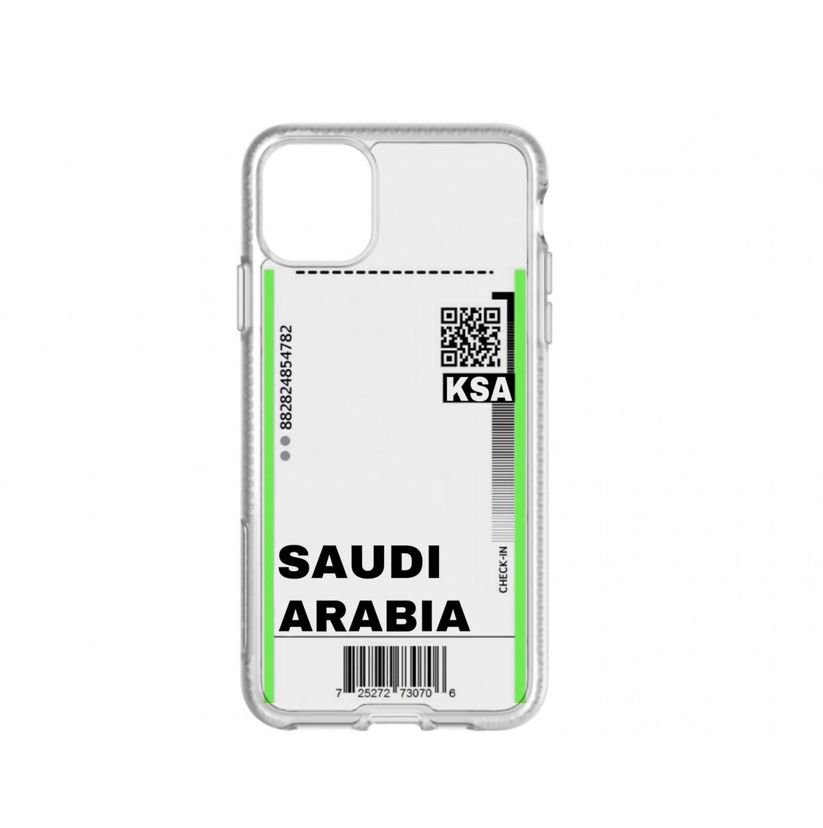 Countries Flight Ticket Phone Case