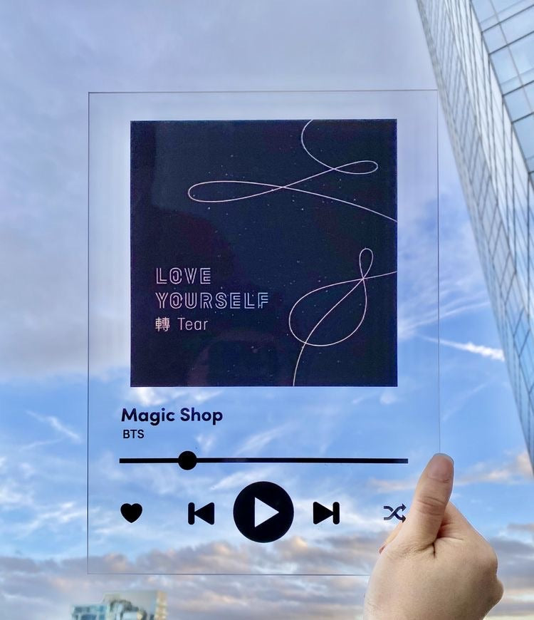Magic Shop BTS Plaque
