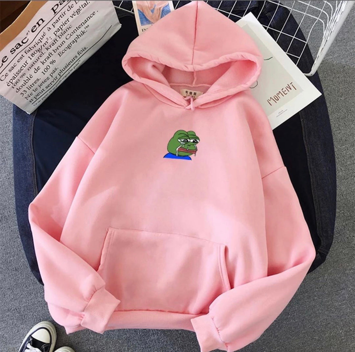 Crying Frog Hoodie