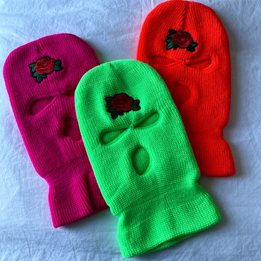 Rose Ski Mask