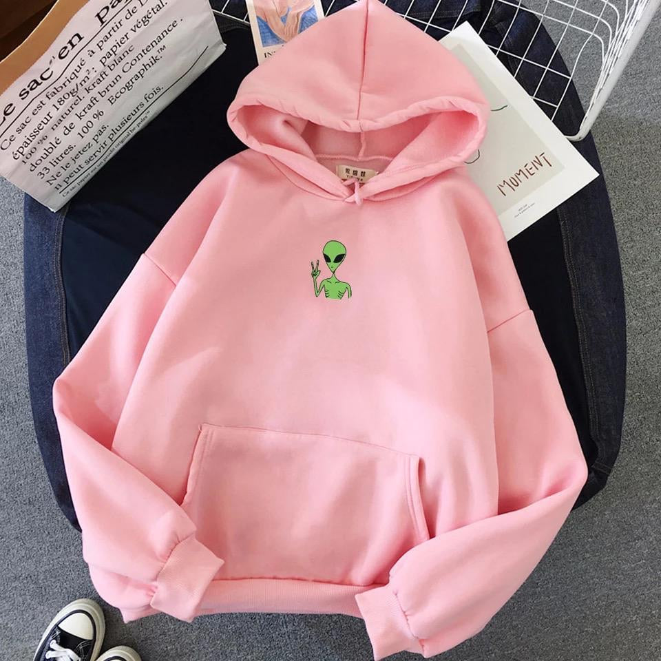 Peaceful Alien Hoodie