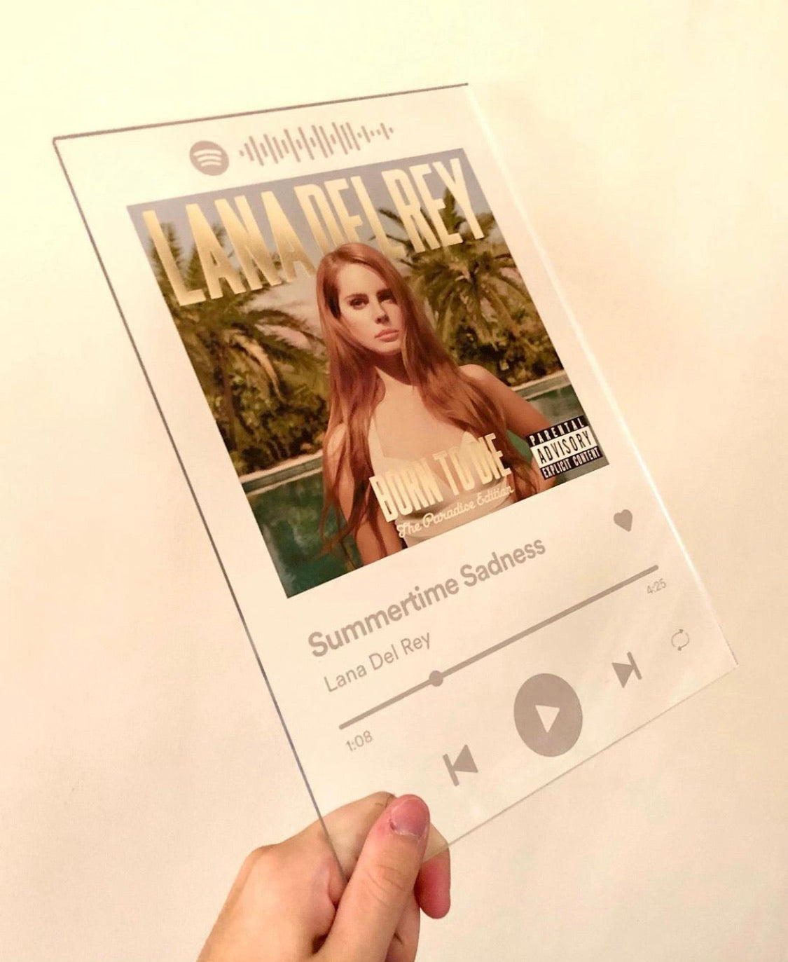 Summertime Sadness Lana Del Rey Plaque