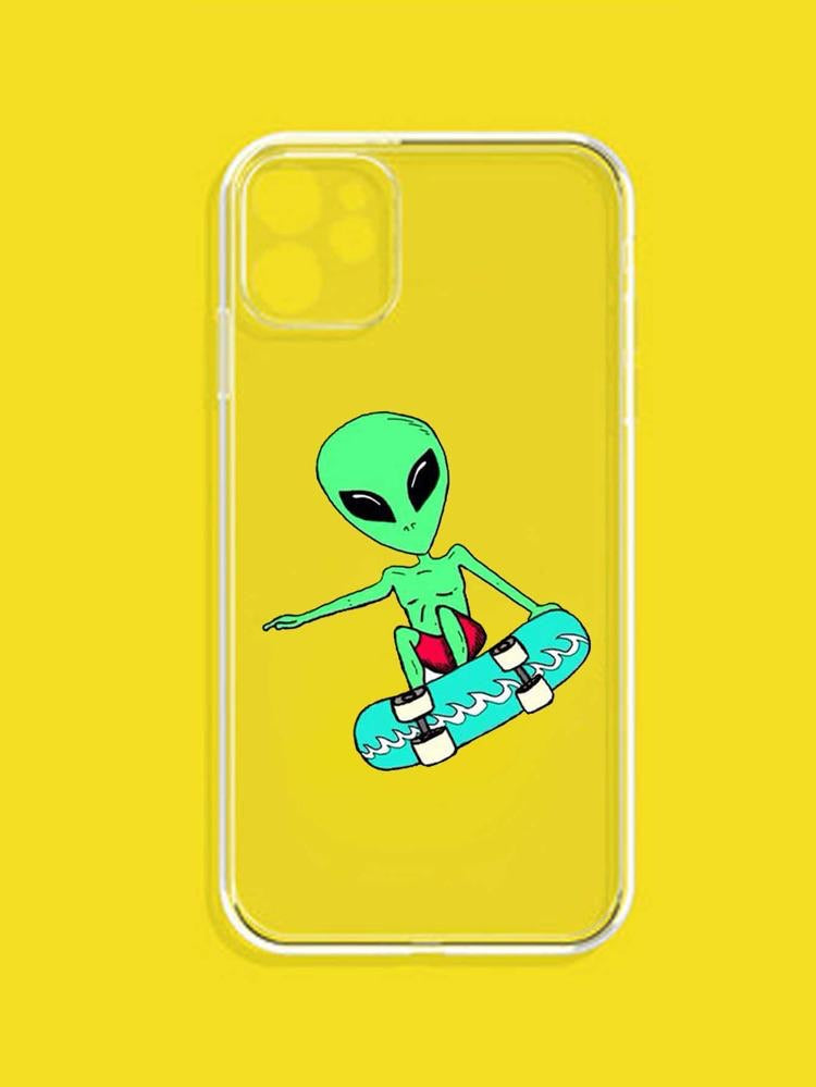 Skateboard Alien Phone Case