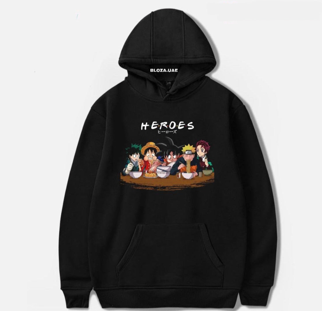 Anime Heroes Hoodie