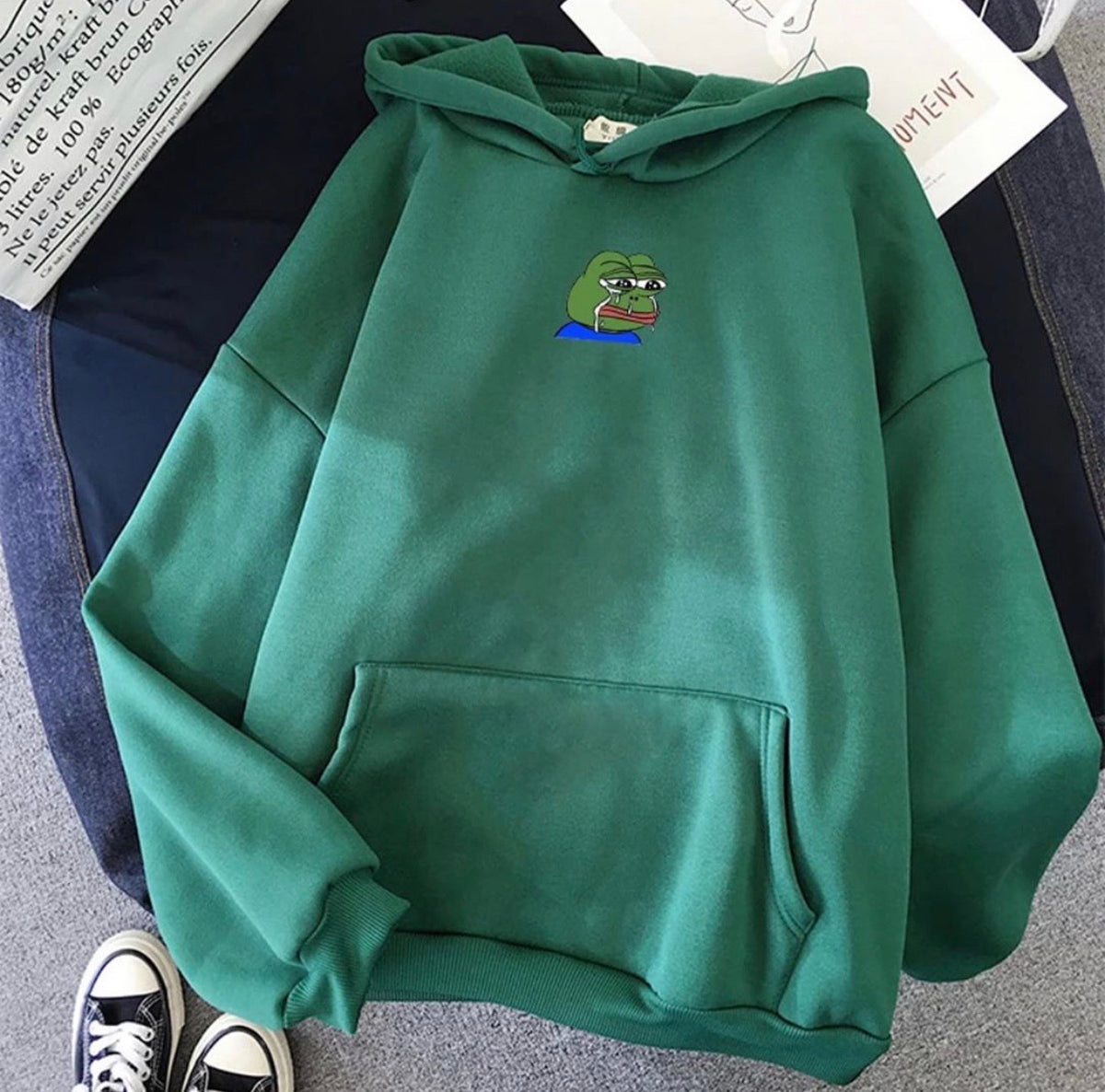 Crying Frog Hoodie