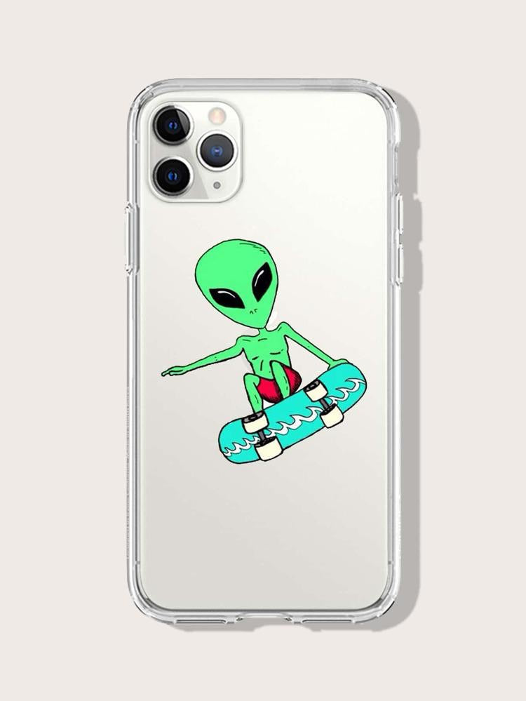 Skateboard Alien Phone Case