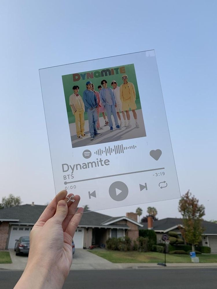 Dynamite BTS Plaque