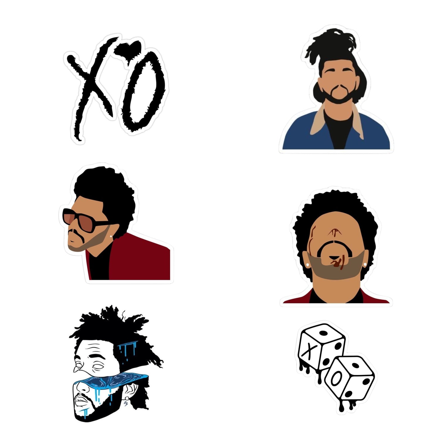 The Weeknd Sticker Pack – Bloza