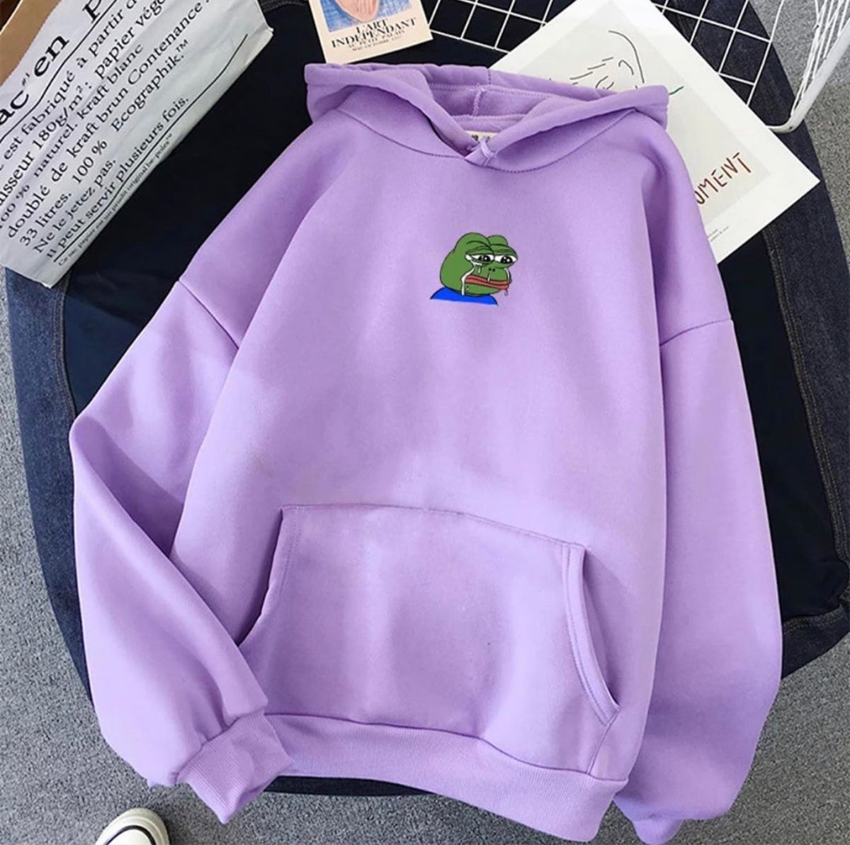 Crying Frog Hoodie
